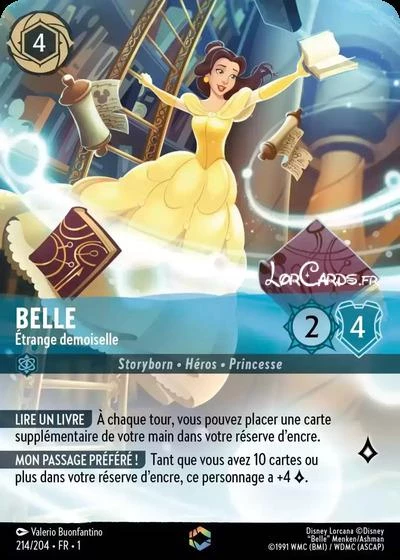 Belle, Etrange demoiselle 214-204