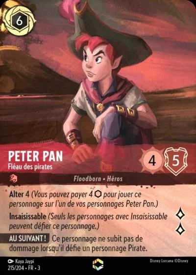Peter Pan, Fléau des pirates 215-204