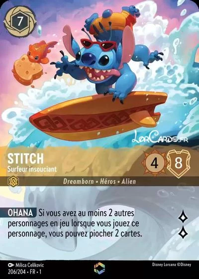stitch surfeur insouciant 206-204